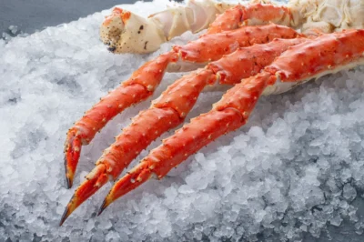 Royal Kamchatka crab, freshly frozen, rose
