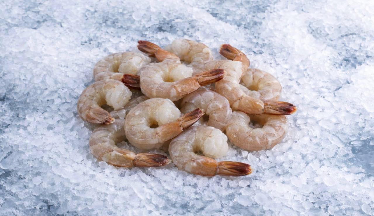 Tiger prawns, peeled, frozen - Old Fisherman